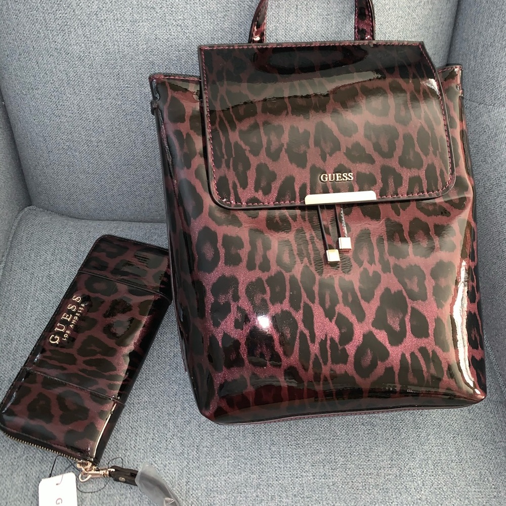 NWT Guess Backpack and Wallet